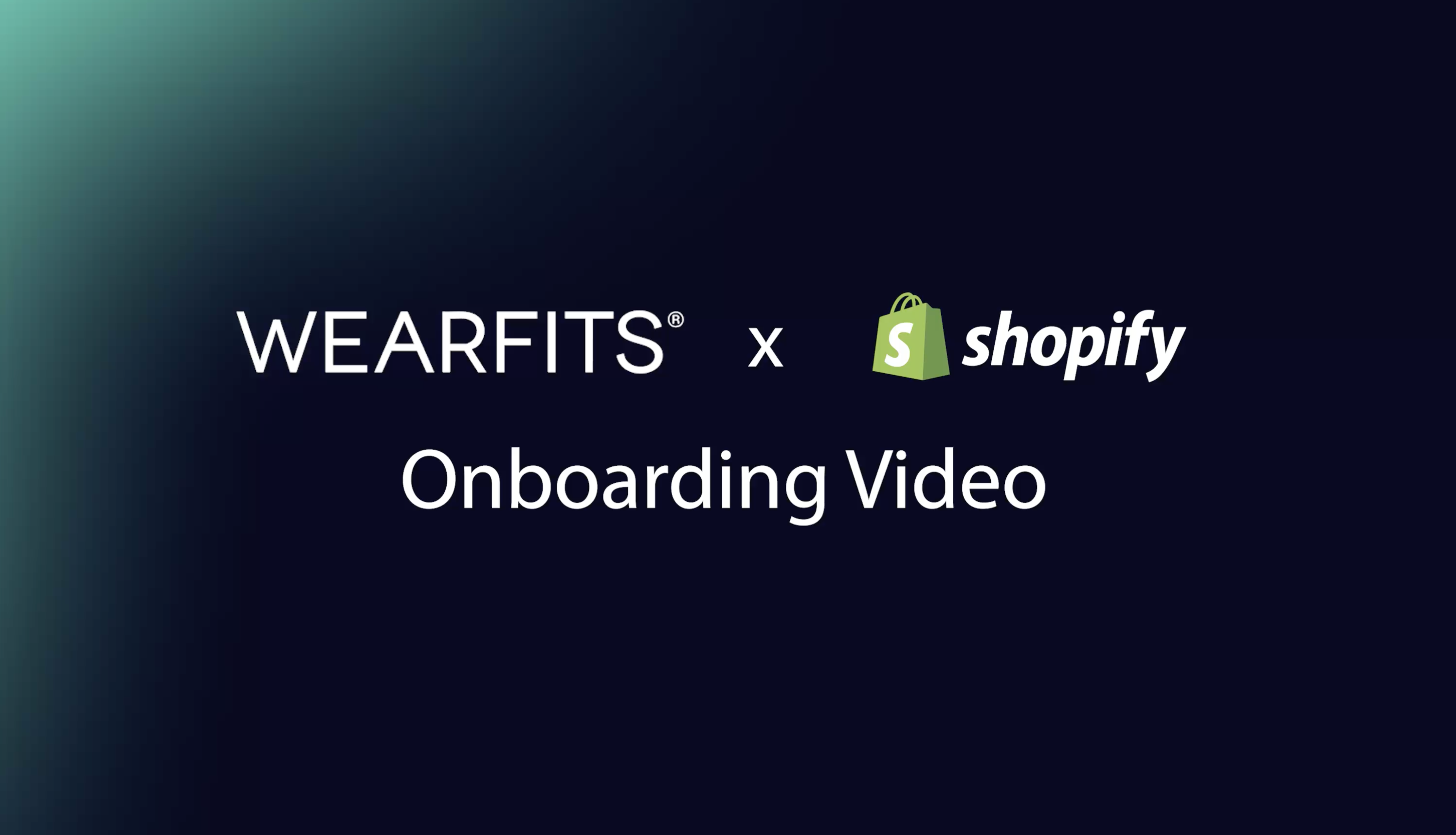 WEARFITS Try-On Shopify App Onboarding
