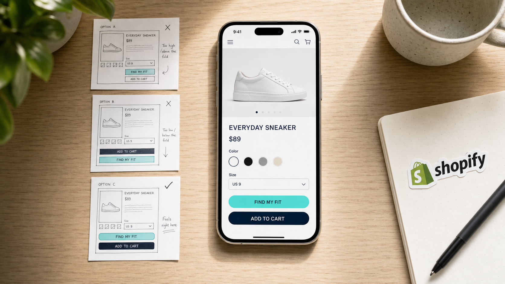 Shopify virtual try-on UX playbook for improving product page discoverability