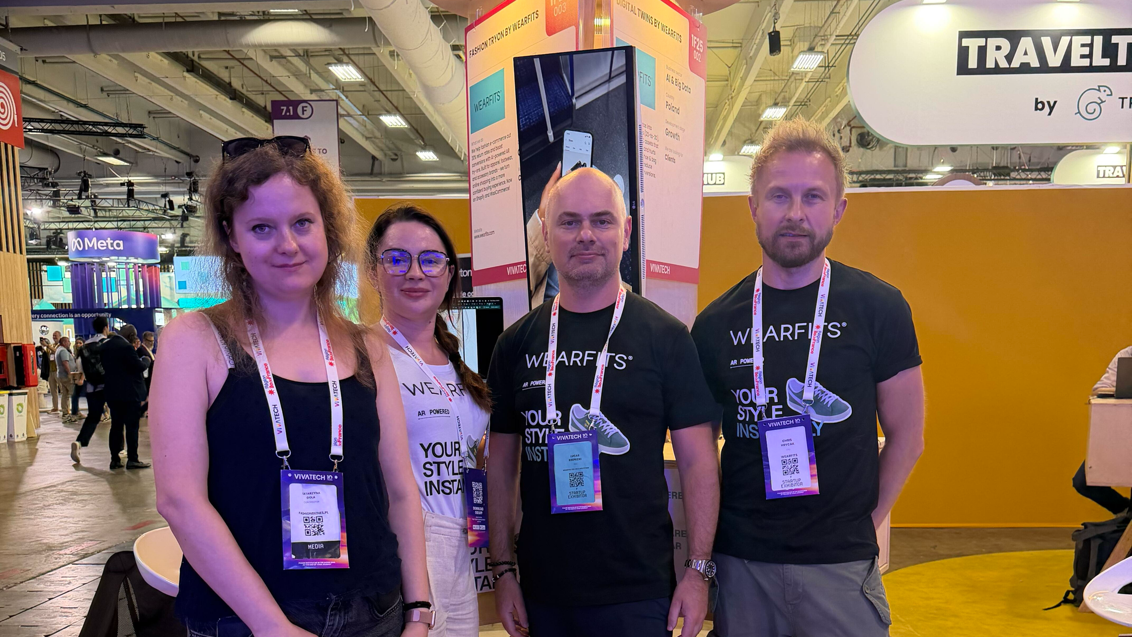 WEARFITS presenting AI virtual try-on for luxury and sports brands at VivaTech 2026